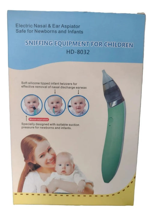 Aspirador Nasal Bebes Limpiador Electrico Extractor Moco Verde