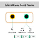Tarjeta De Sonido Externa 7.1 Tipo Usb Audifono Y Microfono