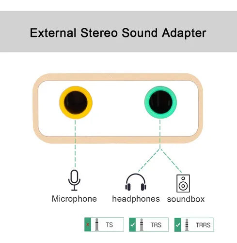 Tarjeta De Sonido Externa 7.1 Tipo Usb Audifono Y Microfono