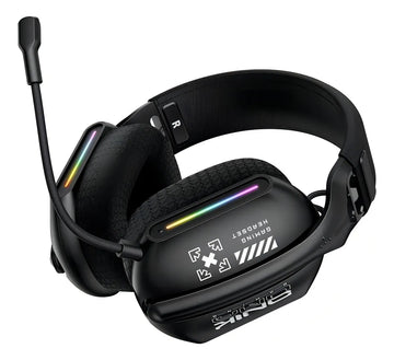 Audífonos Gamer Onikuma Gt808 Tri-mode Compatible Ps5 Color Negro