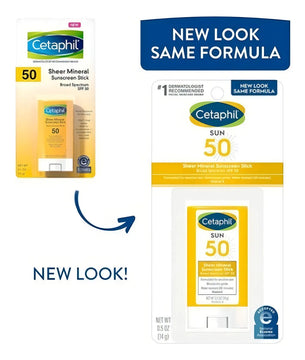 Protector Solar Cetaphil Sheer Mineral Sunscreen Stick Spf50