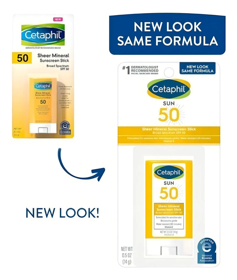 Protector Solar Cetaphil Sheer Mineral Sunscreen Stick Spf50