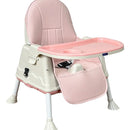 Silla Comedor Bebe 3en1 Happy Baby Zoe Color Rosa
