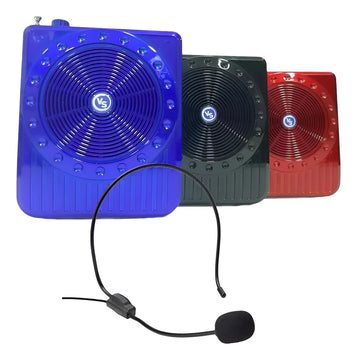 Mini Altavoz Megáfono Recargable Radio Auriculares Micrófono Diseño
