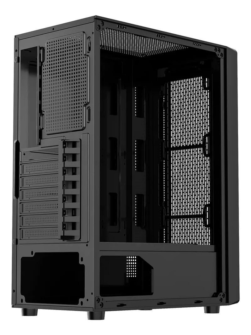 Gabinete Gamer Iceberg Flow C Dark Edition 6 Fans No Led Negro