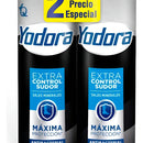 Talco Yodora Spray 260 Ml 2 Unidades Extra Control Sudor