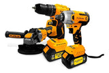 Taladro Furius Fbd2113 + Pulidora Fag20b + Llave De Impacto Naranja