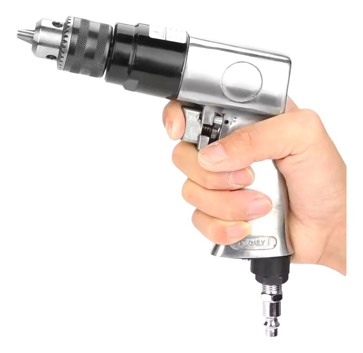 Taladro Neumatico Reversible 1/2 Kit Plateado