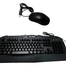 Combo Gamer Teclado/mouse Weibo Wb-520 Rgb Color del mouse Negro Color del teclado Negro
