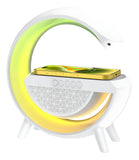 Bocina Bluetooth Altavoz Cargador Inalámbrico Led Rgb