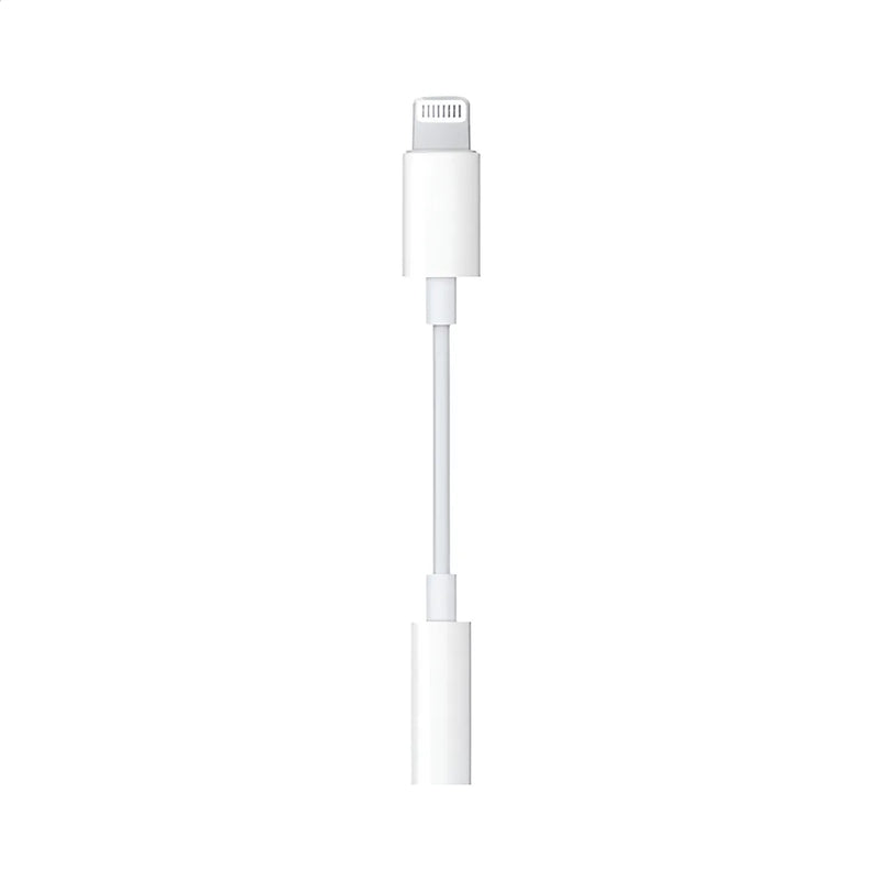 Adaptador Auriculares Para iPhone Lighting A 3.5mm Color Blanco