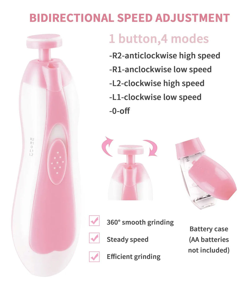 Cortador De Unas Electrico Para Bebe, Lima Cortaunas Para Be