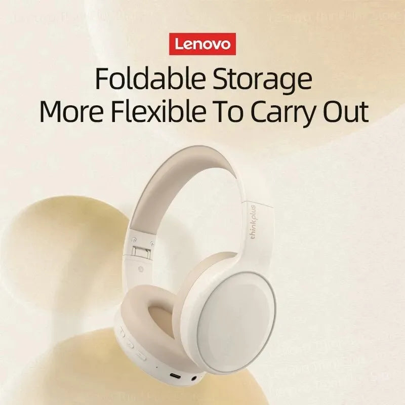 Audifonos Inalambricos Bluetooth Lenovo Thinkplus Th30 Color Beige