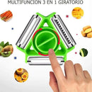 Rebanador 3 En 1 Cortador Rallador Pelador Multifuncional Disponibilidad