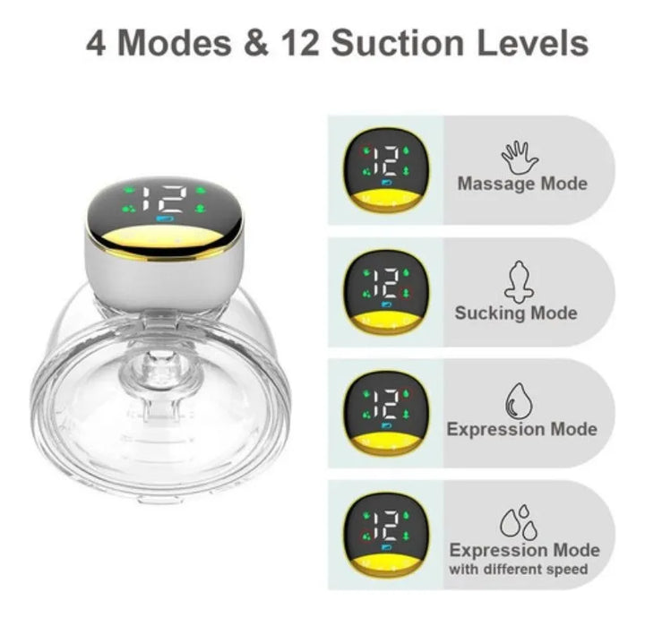 Extractor De Leche Materna Recargable Manos Libres My-373