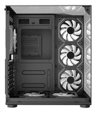 Chasis Gamer Iceberg Crystal Cube S Black Atx 6 Fans Argb Negro