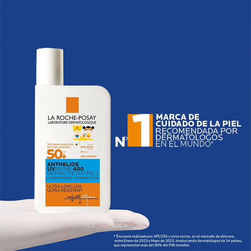 La Roche Posay Anthelios UvMune 400 Fluido Dermopediatrico SPF 50+ 50 Ml.
