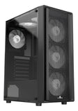 Gabinete Gamer Iceberg Flow C Dark Edition 6 Fans No Led Col Negro