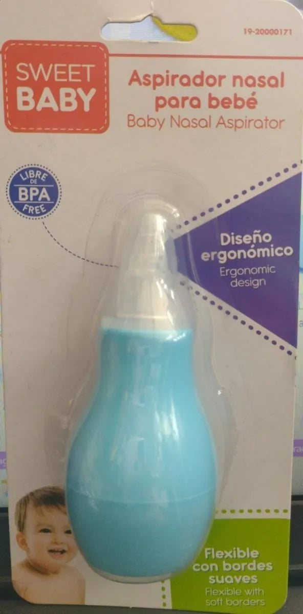 Aspirador Nasal Para Bebes Diseño Ergonomico