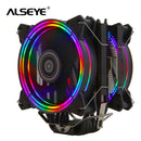 Cpu Cooler Rbg Alseye 120 H120d Led Azul Claro
