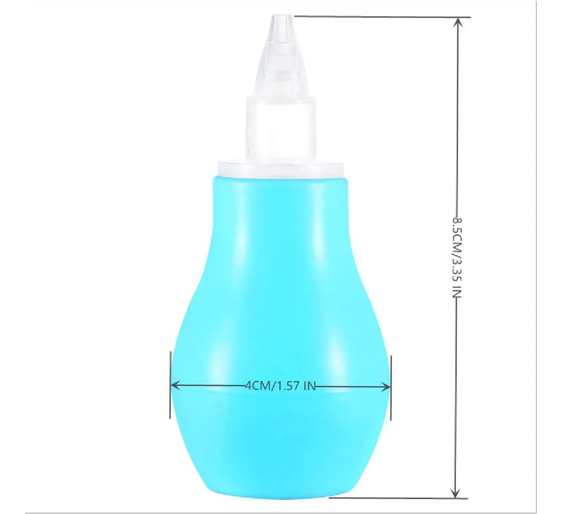 Juego De Aspirador Nasal Manual Para Bebé Azul