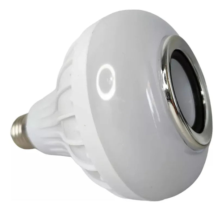 Foco Bombillo Luz Rgb Multicolor Música Parlante Altavoz Diseño