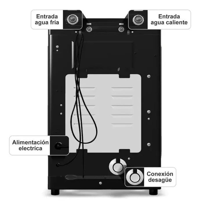 Lavadora Mabe Automática 18 Kg + Licuadora 1,5l Obsequio Gris