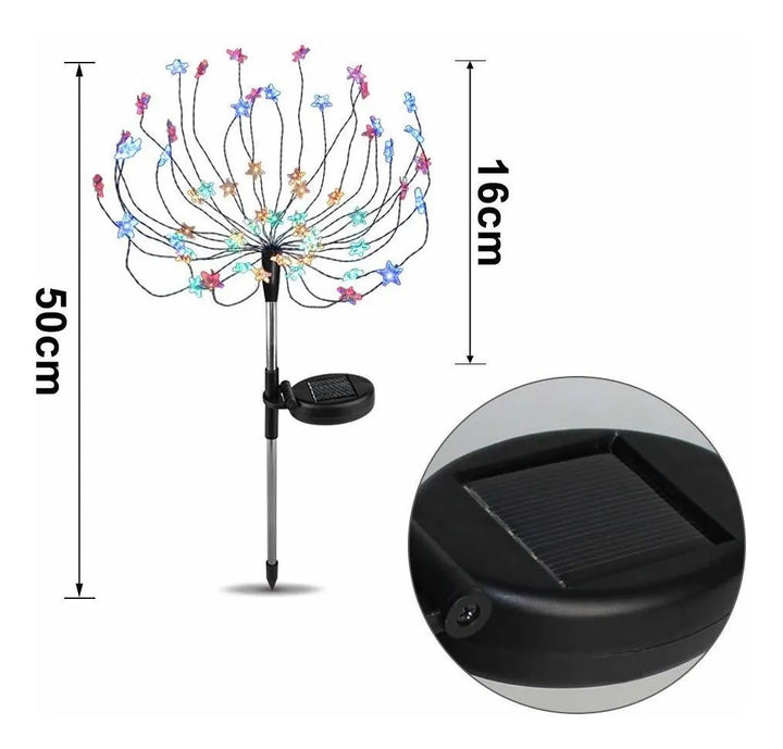Set 2 Luces Navideñas Led Solar Epicgadget 50cm