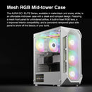 Caja De Pc Gamdias Aura Gc1 Elite Argb Media Torre Blanca