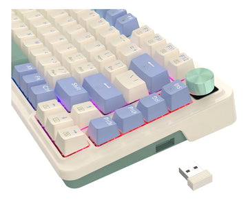 Teclado gamer Redragon ESPAÑOL español latinoamérica color pastel
