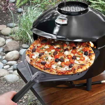 Pelador De Pizza Perforado Nutuni, 14 X 16, Ánodo Profesiona