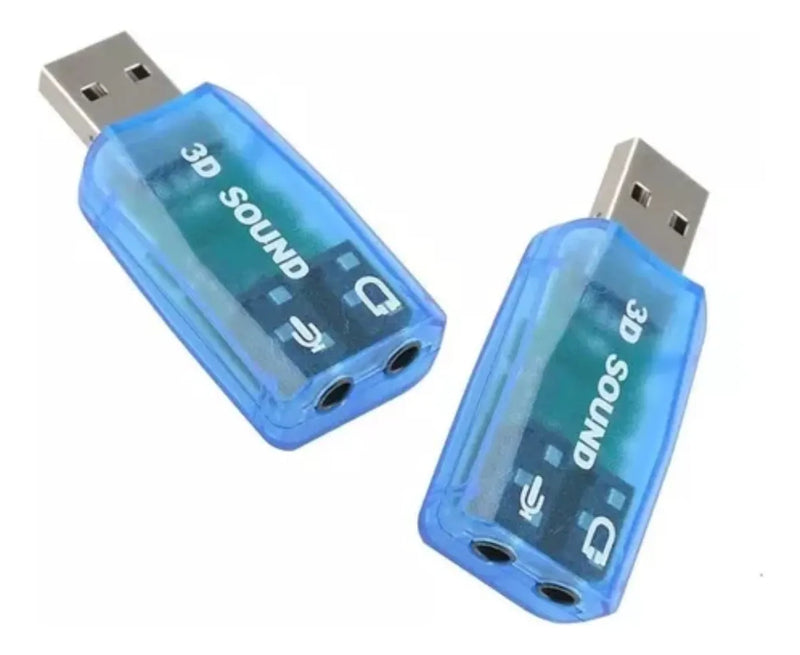 Tarjeta De Sonido Usb 5.1. Audifonos Y Microfono 3.5mm