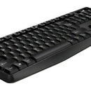 Teclado Clásico Smart Genius Alámbrico Kb-117 Negro