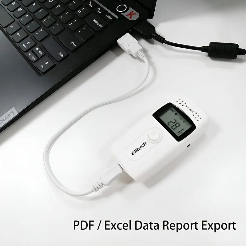 Data Logger Elitech Rc-4hc Temperatura Humedad Digital