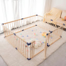 Parque Infantil De Madera Ultra Seguro Con Puerta
