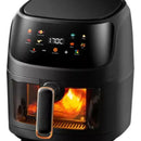 Freidora De Aire 8 Litros Sin Aceite Grande Air Fryer Negro Y Blanco