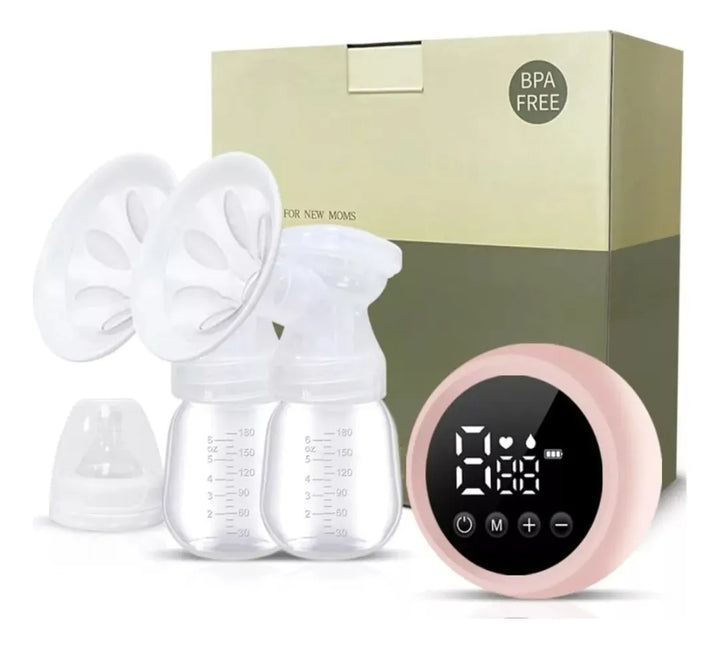 Sacaleches Inalambrico Doble, Extractor De Leche 180ml Doble