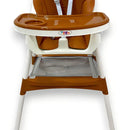 Silla De Comer 3 En 1 Kidshop Cy006 Plegable Marrón
