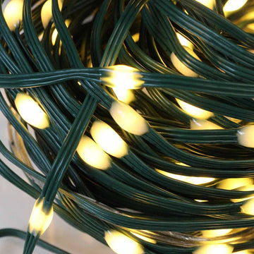 Qbis 200 Luces Led De Navidad De Color Blanco Cálido Con C.