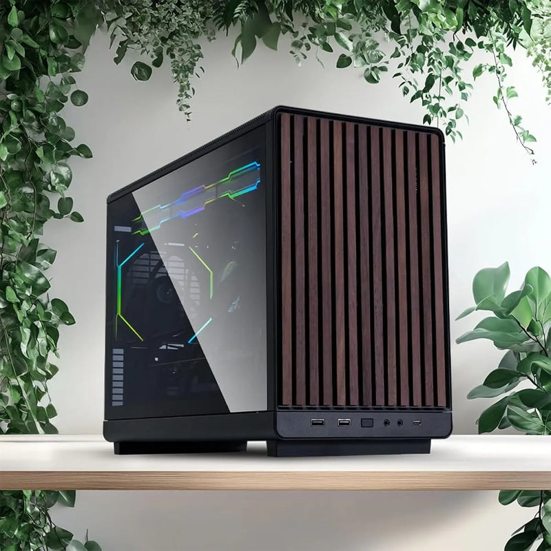 Caja Lian Li A3 Matx-wd, Madera Frontal, Soporta 360mm Aio