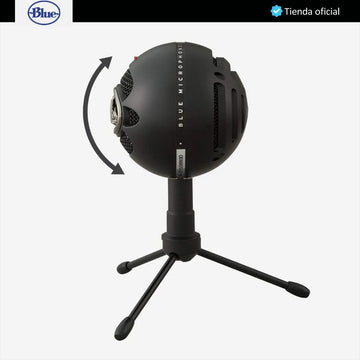 Blue Snowball Ice, Micrófono Usb Para Streaming / Grabación Gloss Black