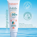 Antisolar Bloqueador Protector Solar Natural Mate Orgánico Mineral Sin Químicos Sin Olor No Comedogénico Piel Grasa Sensible Hipoalergénico Facial Para La Cara Bebés Econativa By Natural Conexion 80mL