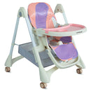 Silla Comedor Bebé colchada Ajustable En Altura 6 Posiciones Portatil Bebesit Aquarella