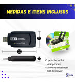 Adaptador Wifi Usb 5g Dual Band 1300mbps Com Antena