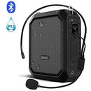 Shidu Amplificador De Voz Con Bluetooth 18 W Con Microfono C Black