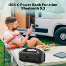 Altavoz Portatil Tribit Stormbox Blast: Sonido Estereo Fuert Black