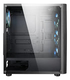 Gabinete Iceberg Crystal G9 Atx 4 Ventiladores Color Negro