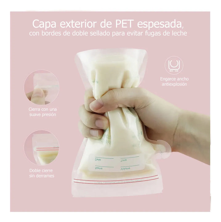 Bolsas Para Almacenar Leche Materna Kit De 30pzas 150ml