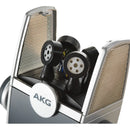 Micrófono AKG Lyra Condensador Estéreo color azul/plataS