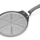 Parrilla Asador Arepas Universal Aluminio Antiadherente 20cm Negro
